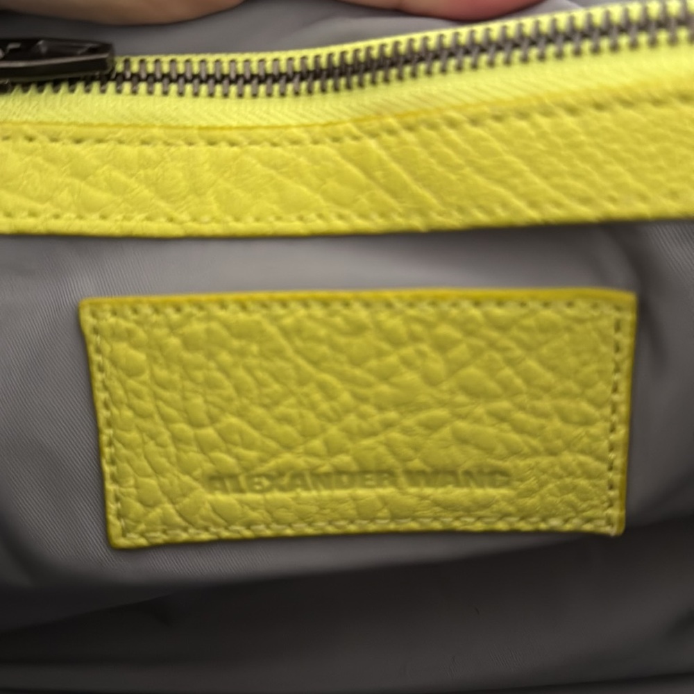 Alexander Wang Rocco Bag with Studs - Neon Yellow - Picture 5 of 11